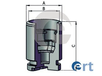 Piston, brake caliper (151379-C)