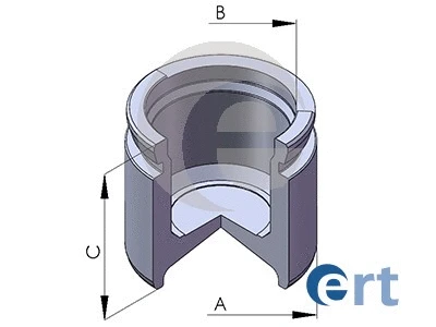 Piston, brake caliper (150282-C)