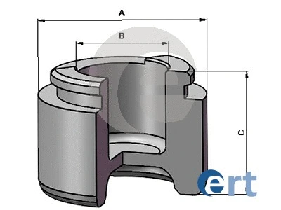 Piston, brake caliper (151812-C)