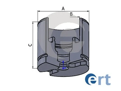 Piston, brake caliper (150751-C)