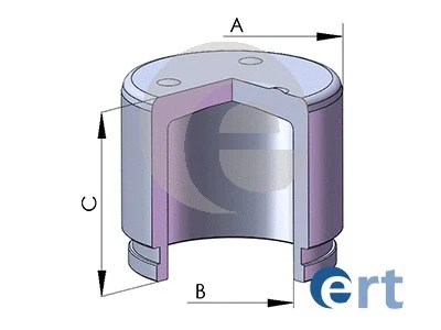Piston, brake caliper (151780-C)