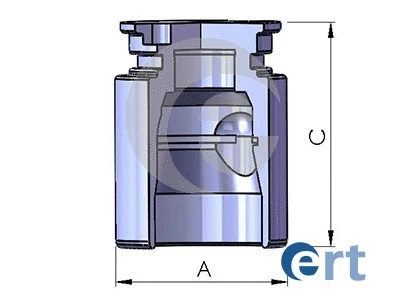 Piston, brake caliper (150766-C)