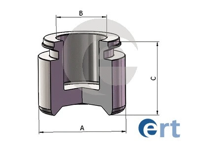 Piston, brake caliper (151405-C)