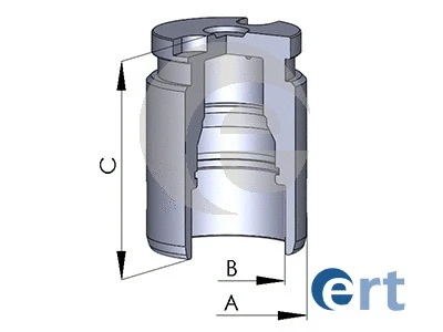 Piston, brake caliper (151250-C)