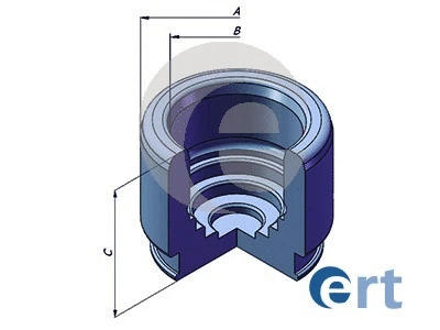 Piston, brake caliper (150946-C)