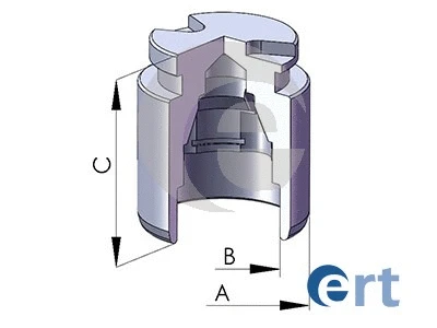 Piston, brake caliper (150577-C)