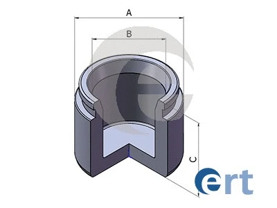 Piston, brake caliper (151038-C)