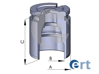 Piston, brake caliper (150220-C)