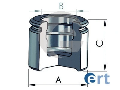 Piston, brake caliper (151524-C)