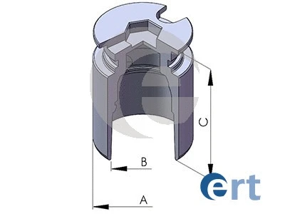 Piston, brake caliper (150198-C)