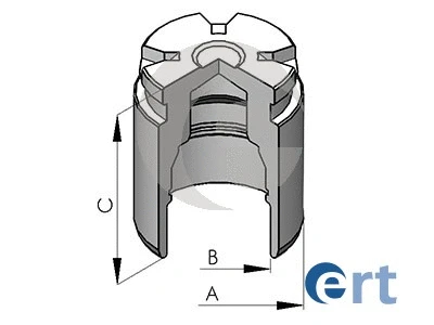 Piston, brake caliper (150578-C)