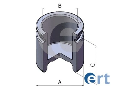 Piston, brake caliper (151481-C)