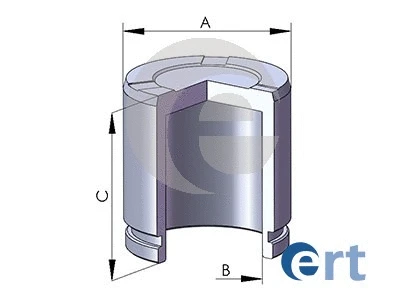 Piston, brake caliper (150804-C)