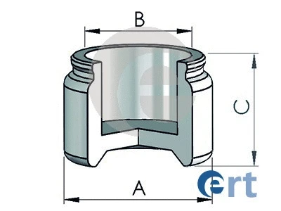 Piston, brake caliper (150593-C)