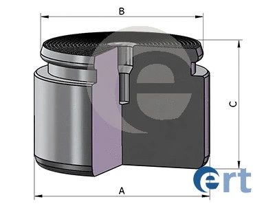Piston, brake caliper (151367-C)