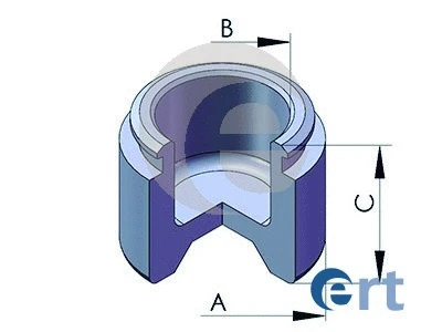 Piston, brake caliper (150223-C)