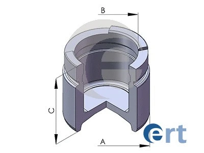 Piston, brake caliper (150847-C)