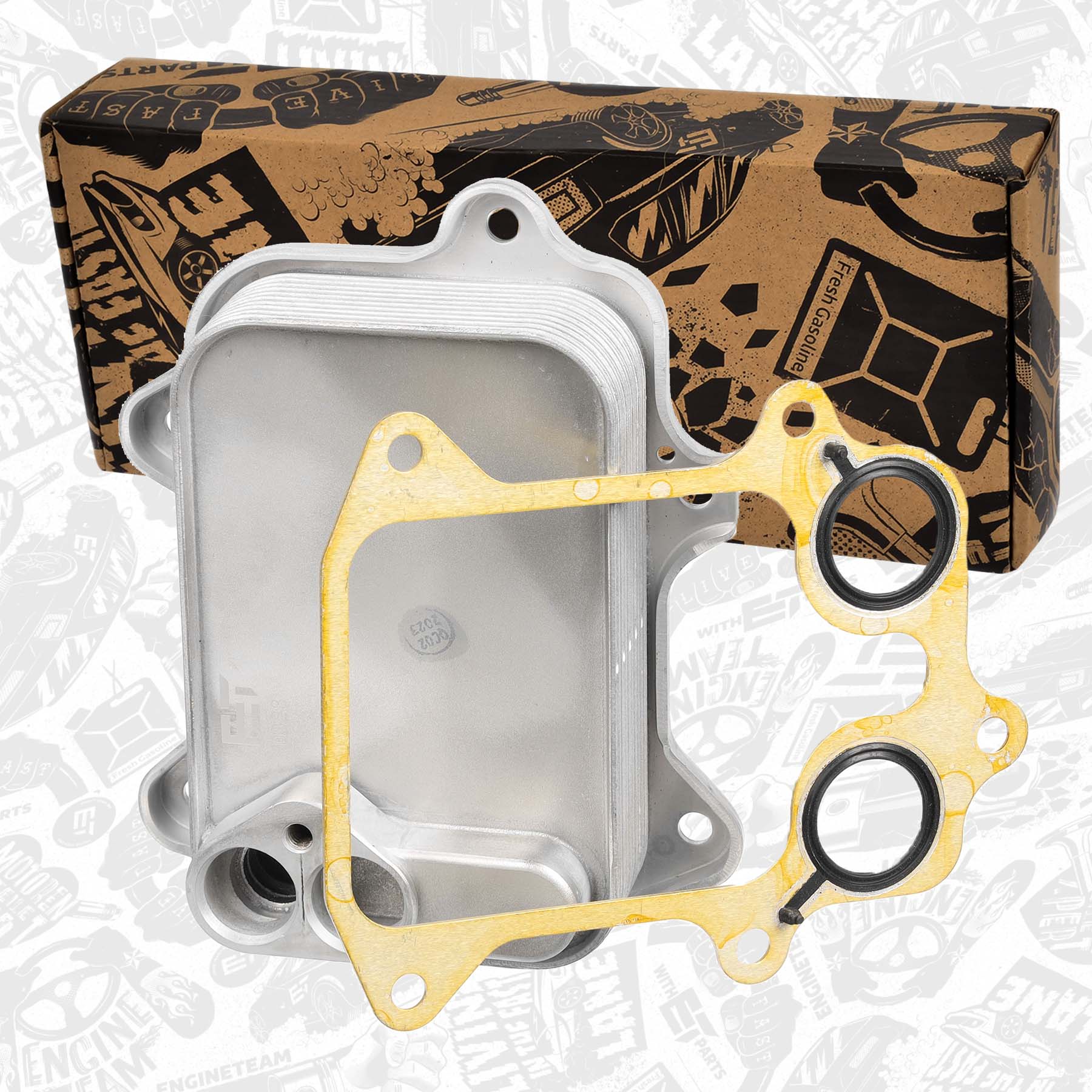 Oil Cooler, engine oil (HE0008)