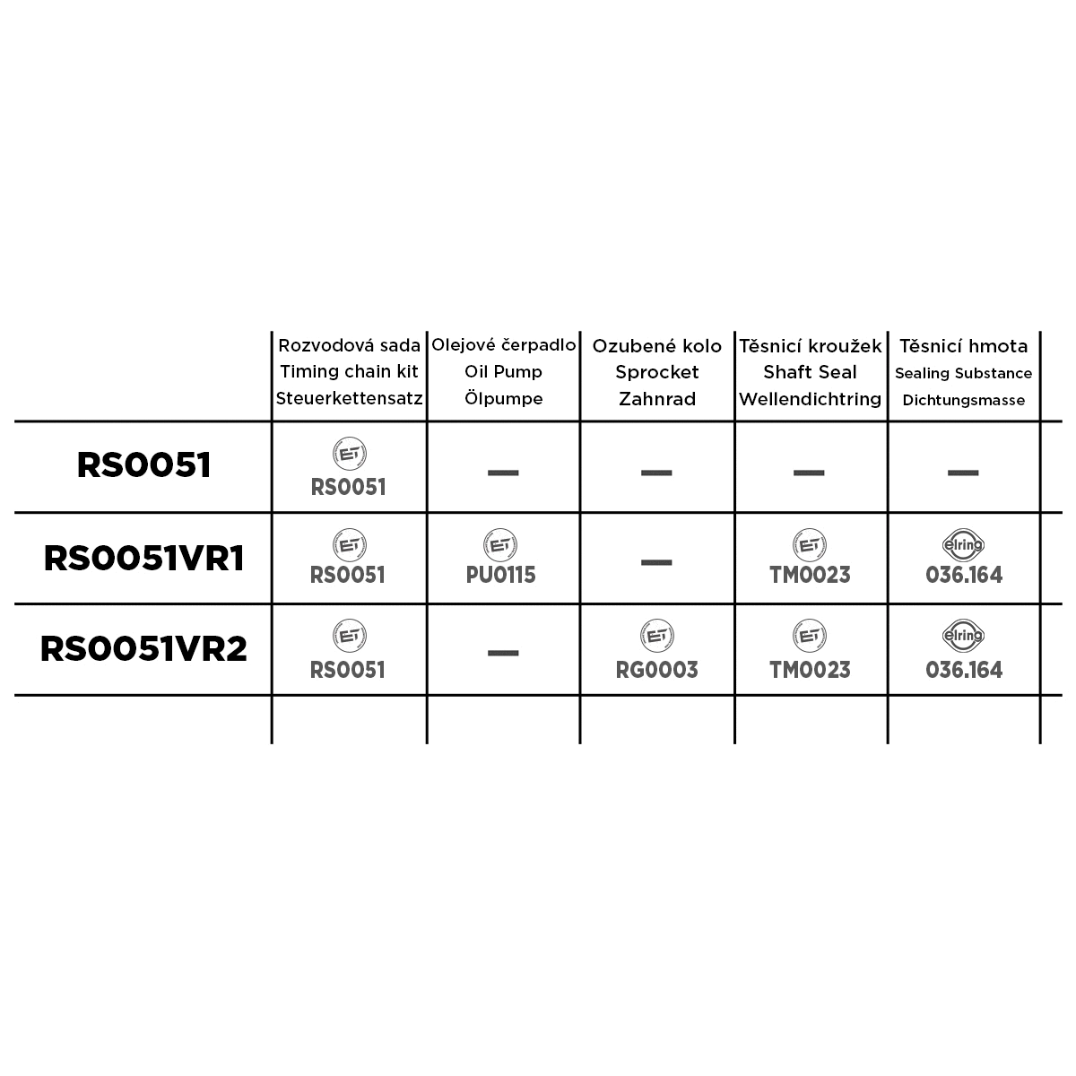 Chain Kit, oil pump drive