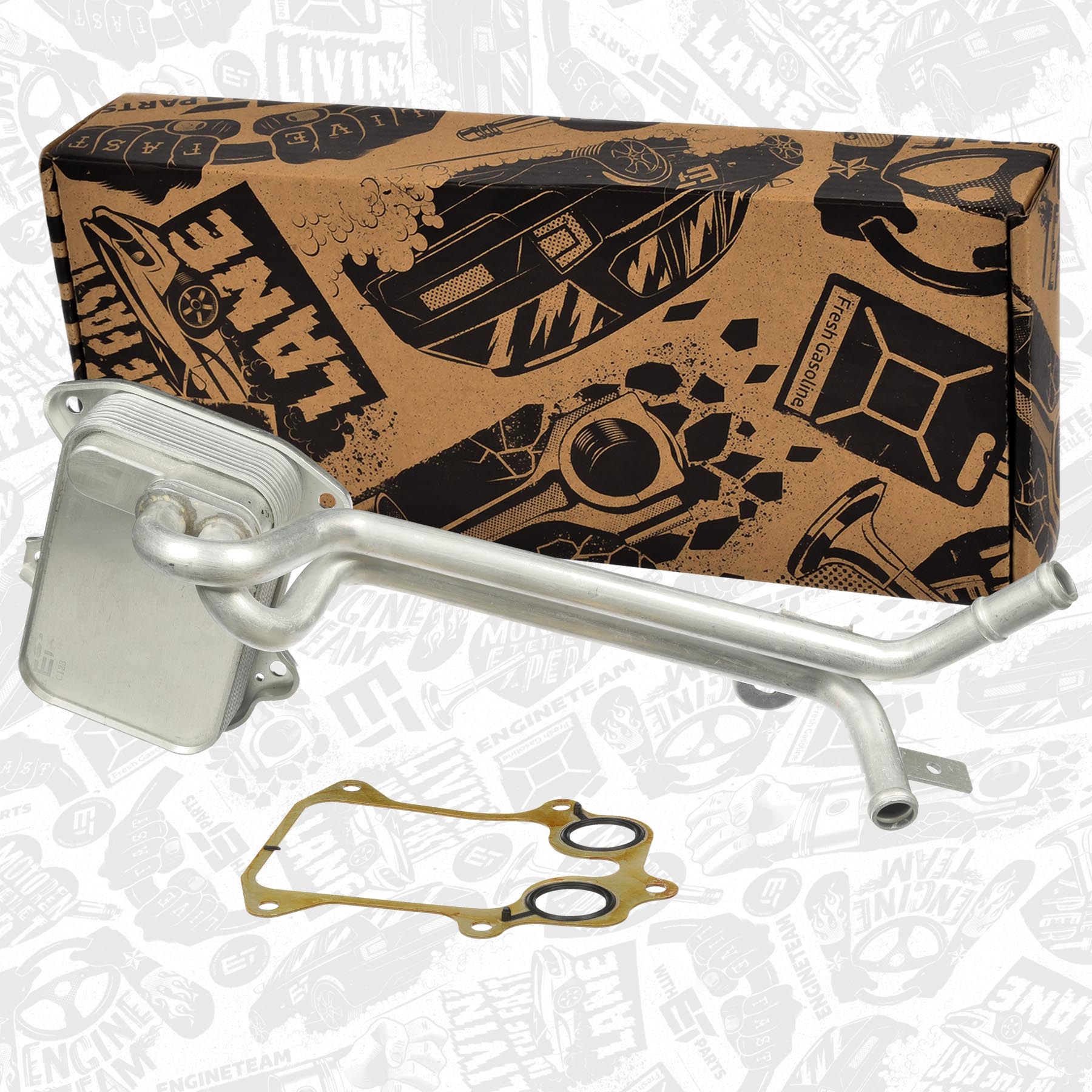 Oil Cooler, engine oil (HE0008VR1)