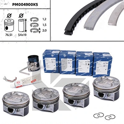 Piston Set (PM004900KS)