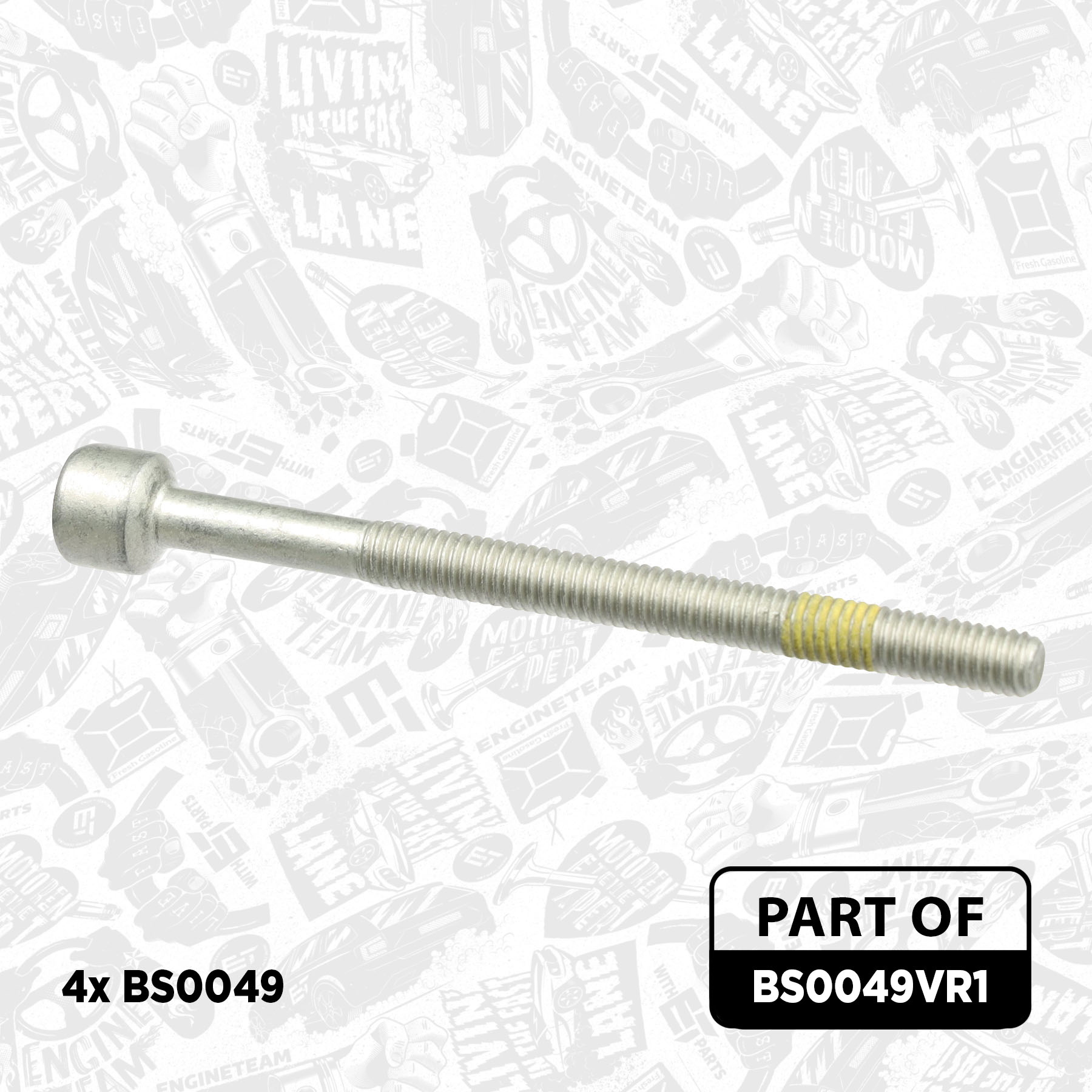 Screw, injection nozzle holder