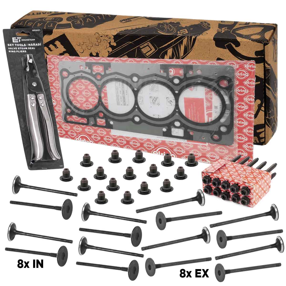 Valve Kit, intake/exhaust valve (VS0027VR2)