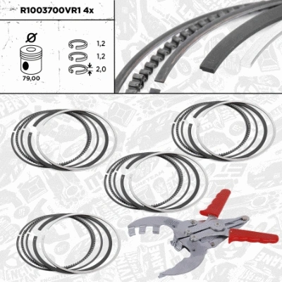 Piston Ring Kit (R1003700VR1)