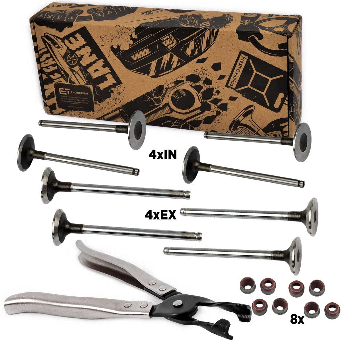 Valve Kit, intake/exhaust valve (VS0002VR1)