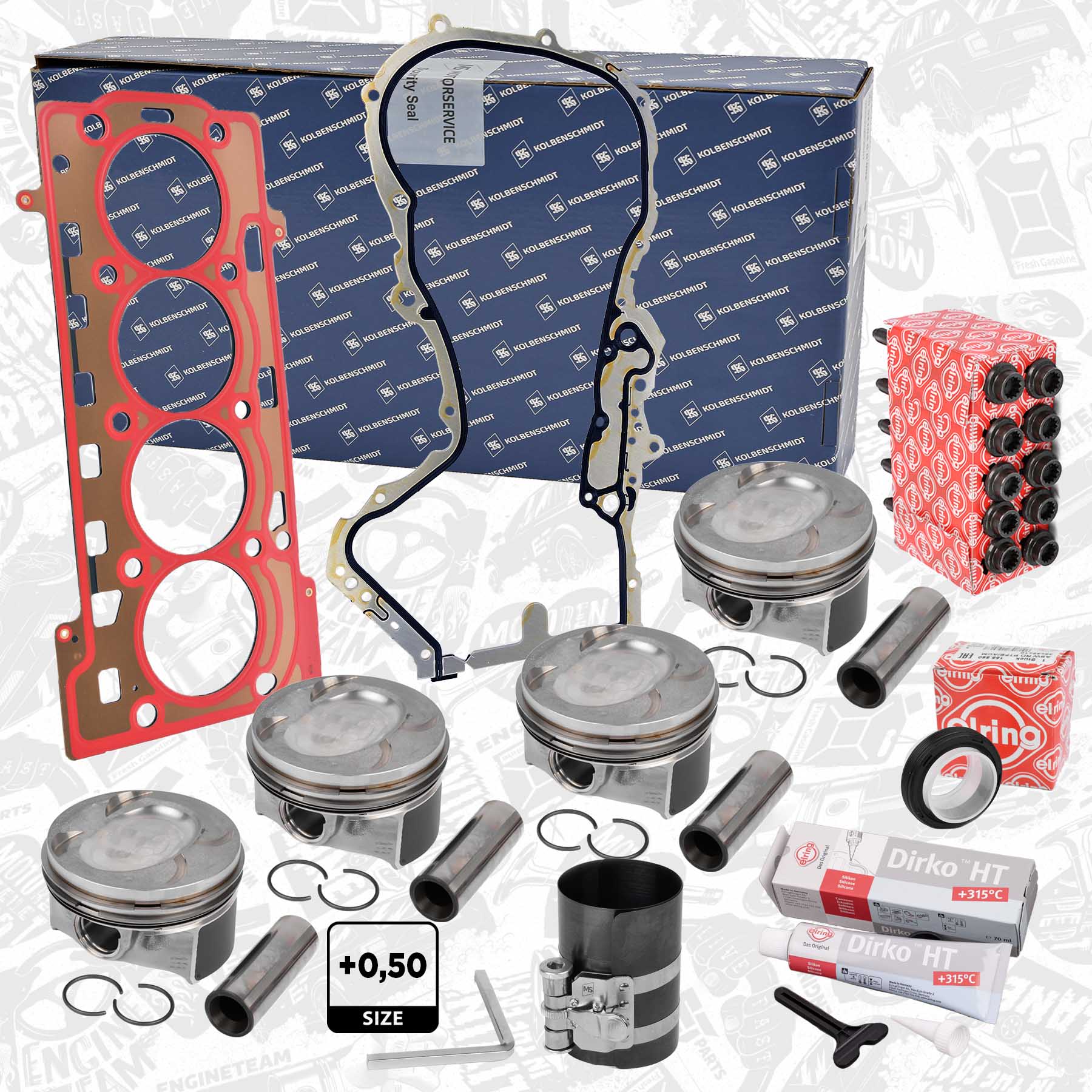 Piston Set (PM009750KS)