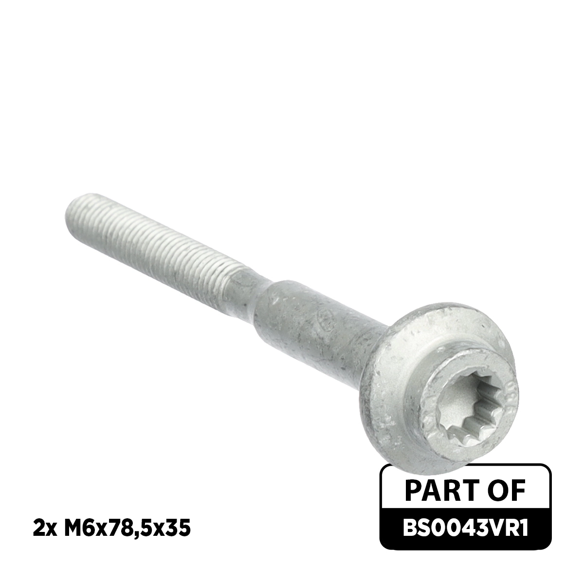 Screw, injection nozzle holder
