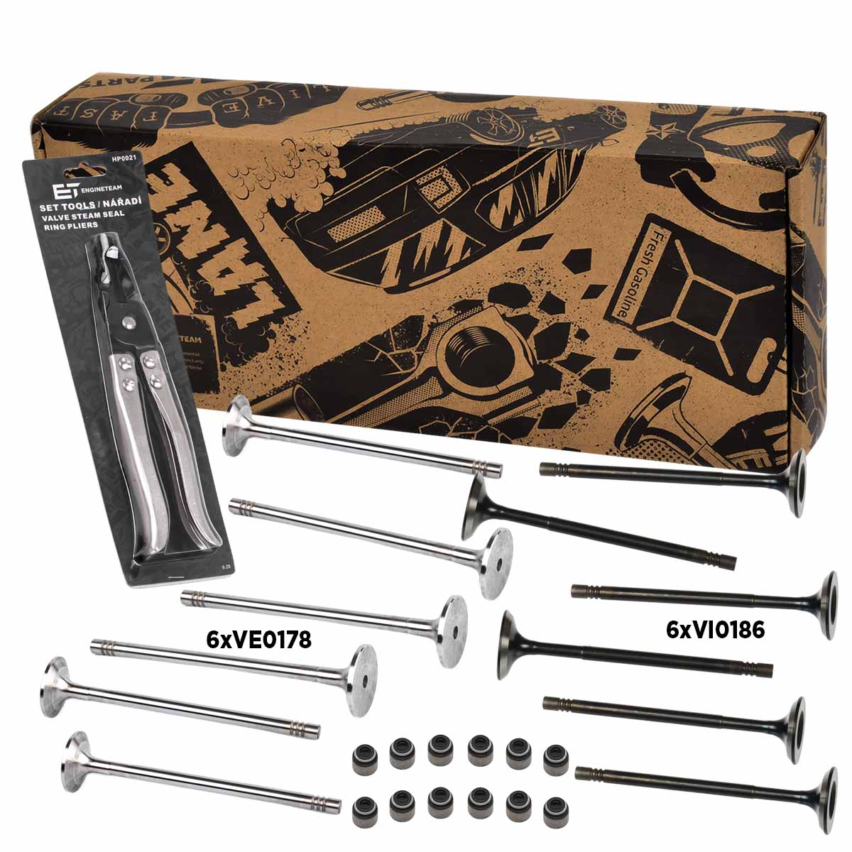 Valve Kit, intake/exhaust valve (VS0015VR1)