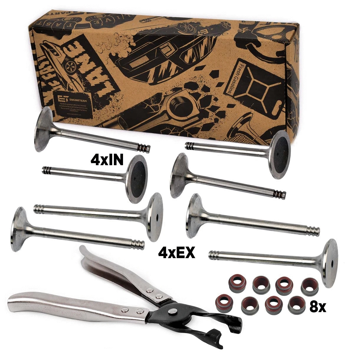 Valve Kit, intake/exhaust valve (VS0009VR1)