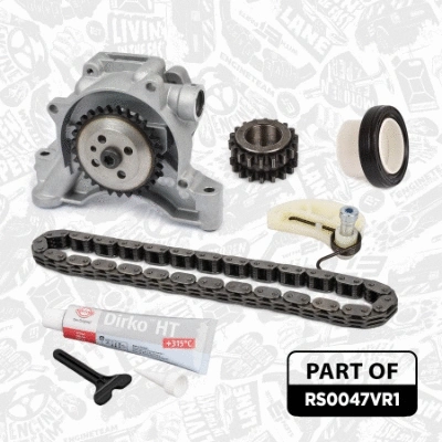 Chain Kit, oil pump drive