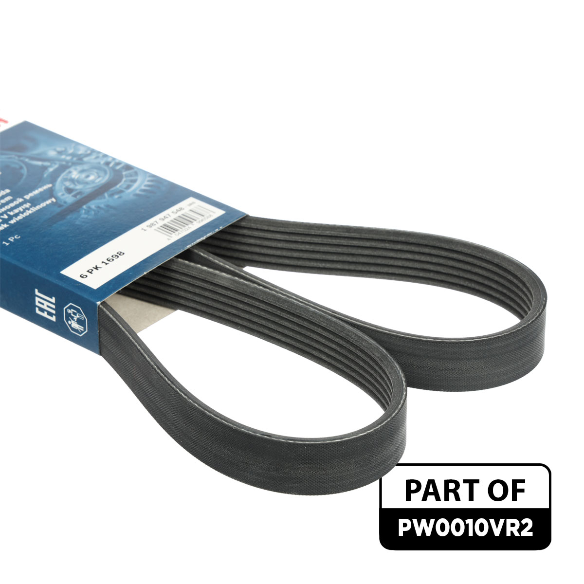 Water Pump + V-Ribbed Belt Kit