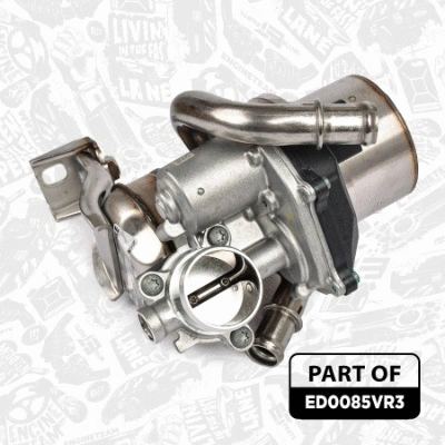 Cooler, exhaust gas recirculation