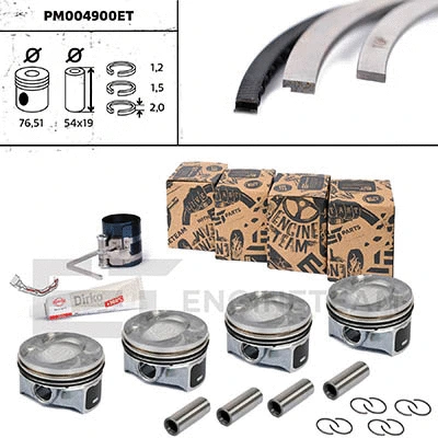 Piston Set (PM004900ET)