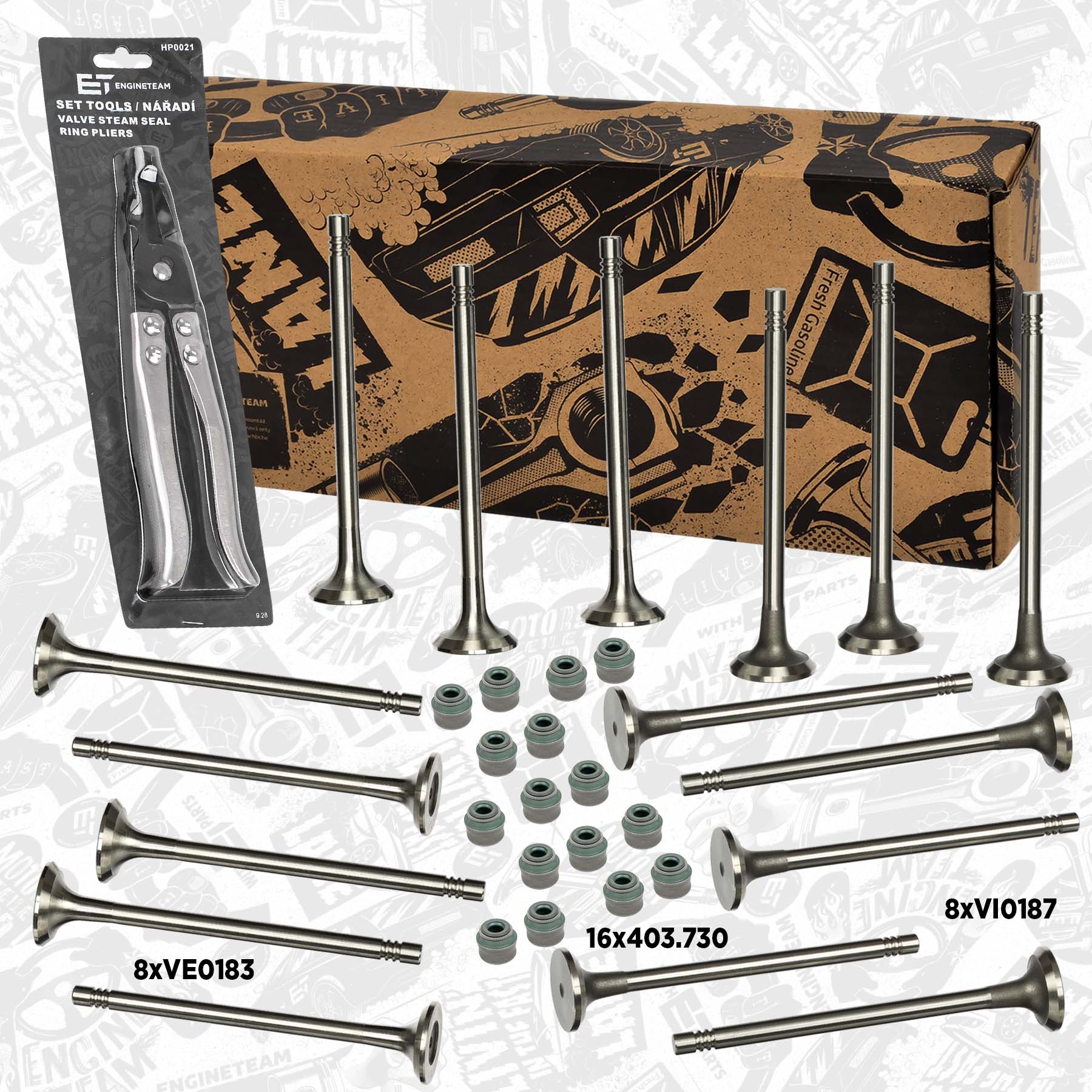 Valve Kit, intake/exhaust valve (VS0026)