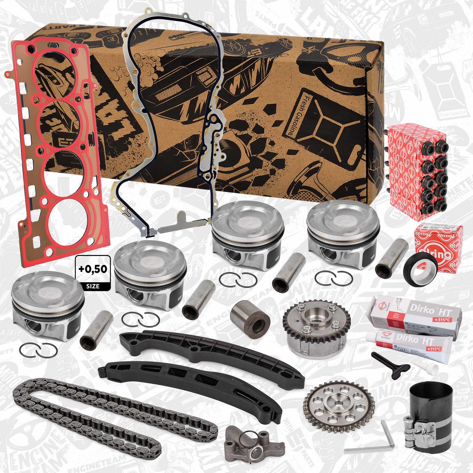 Piston Set (PM009850ET)