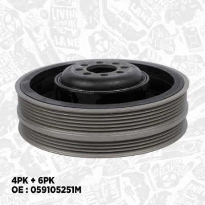 Belt Pulley, crankshaft