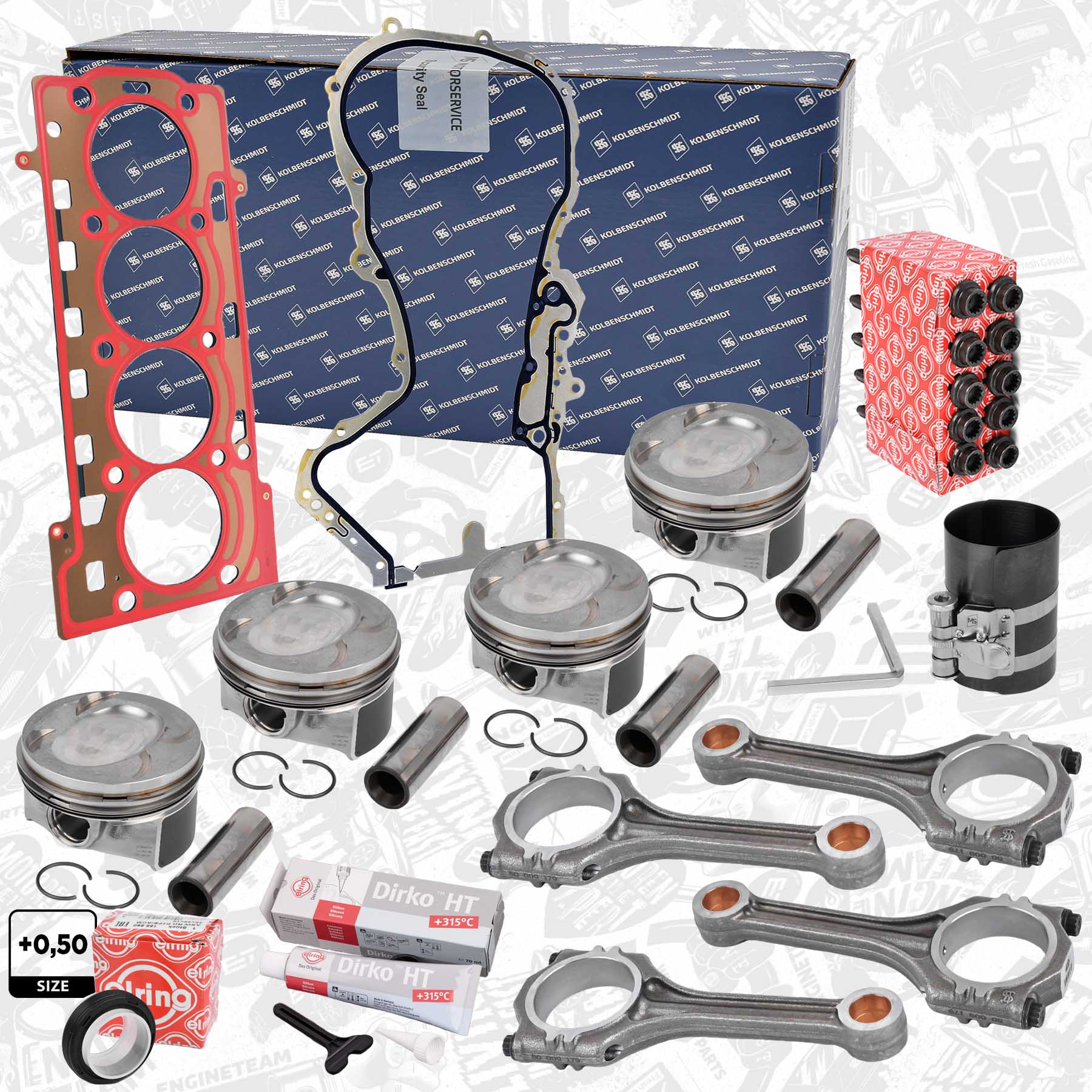 Piston Set (PM009750KSVR1)