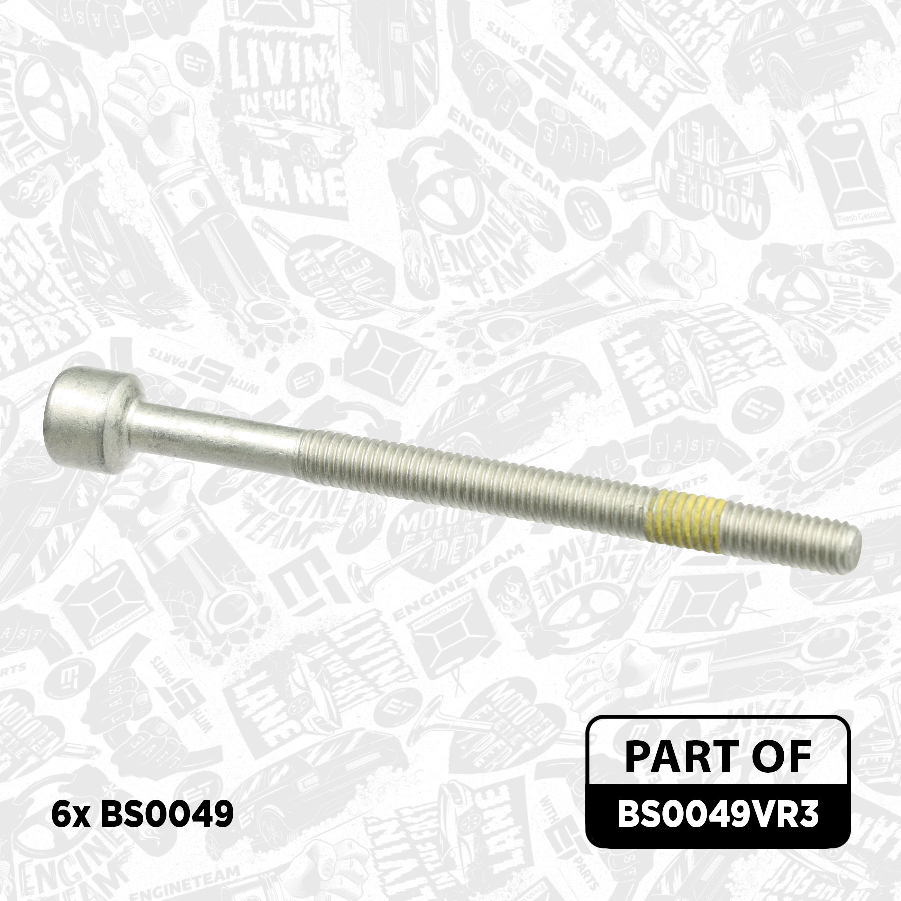 Screw, injection nozzle holder