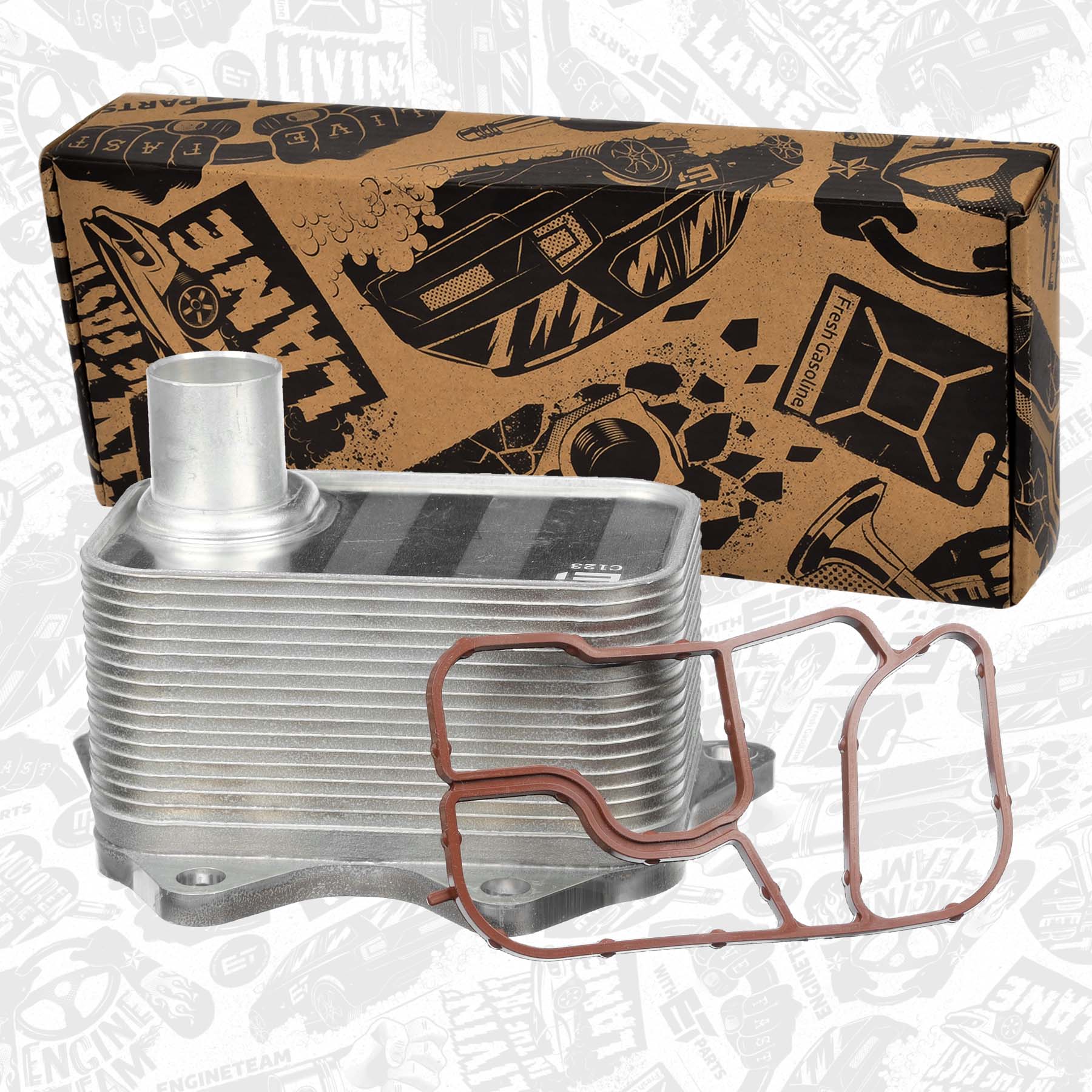 Oil Cooler, engine oil (HE0009)