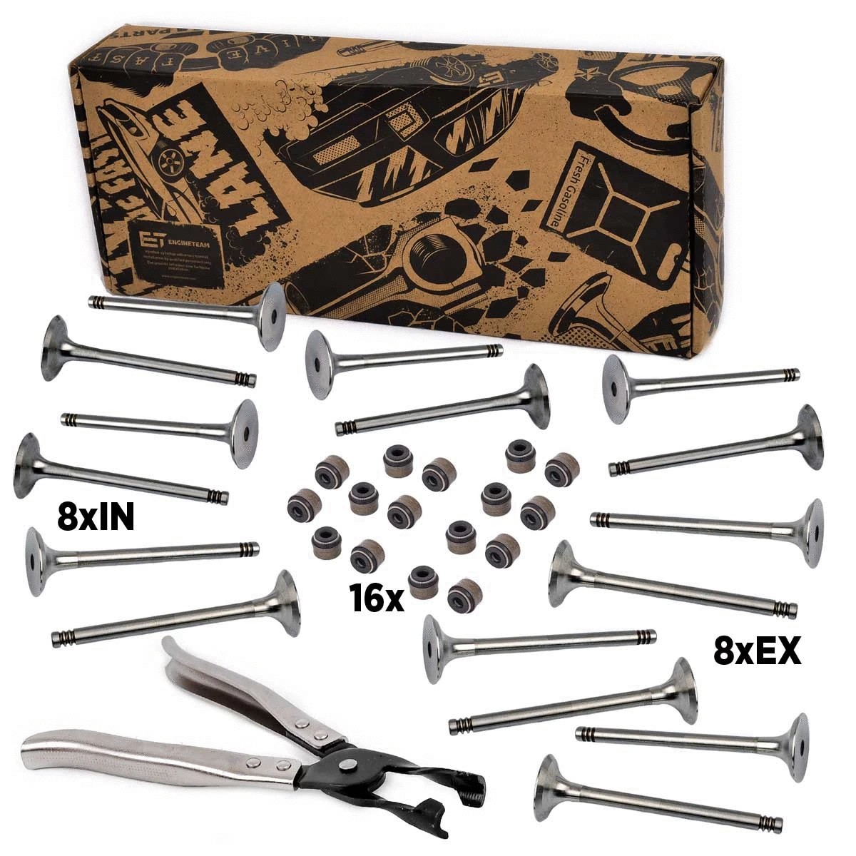 Valve Kit, intake/exhaust valve (VS0008VR1)