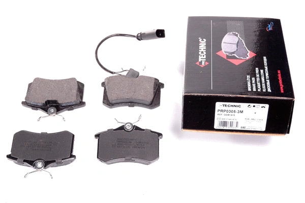 Brake Pad Set, disc brake (PRP0305-3M)