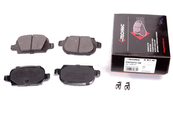 Brake Pad Set, disc brake (PRP0670-3M)