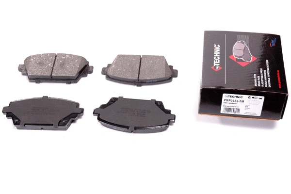 Brake Pad Set, disc brake (PRP0382-3M)