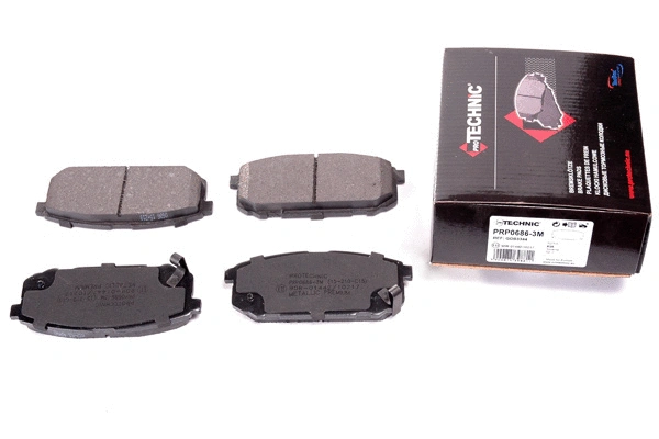 Brake Pad Set, disc brake (PRP0686-3M)