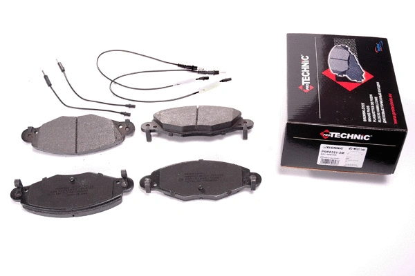 Brake Pad Set, disc brake (PRP0351-3M)