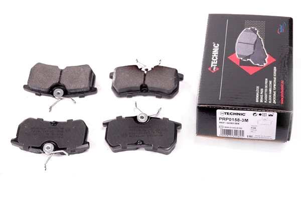 Brake Pad Set, disc brake (PRP0158-3M)
